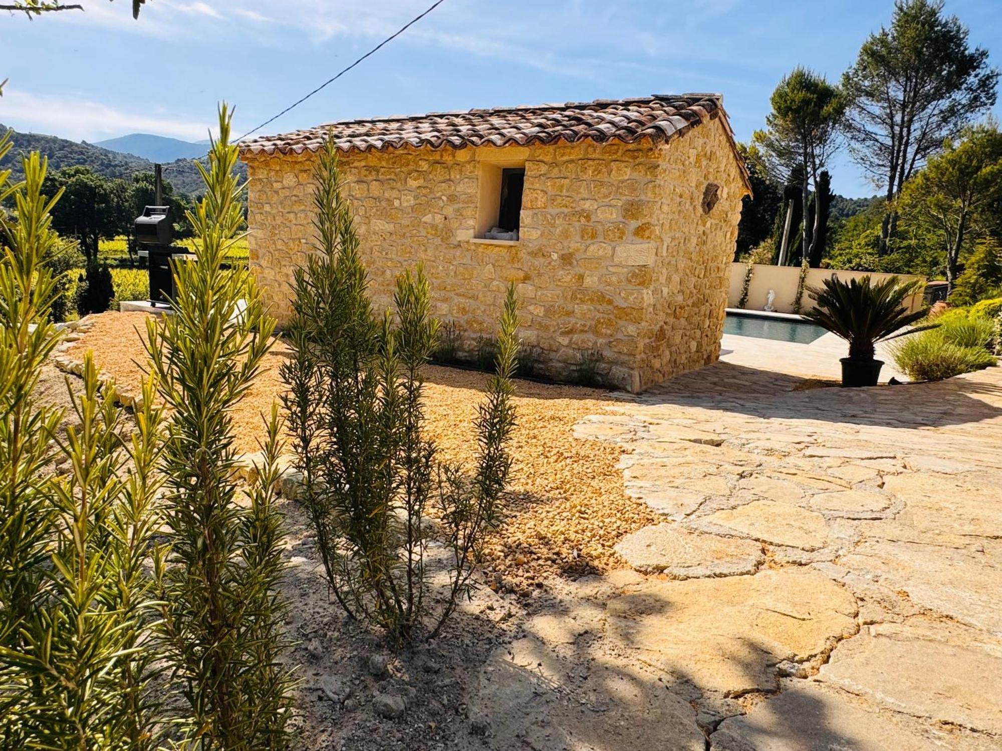 Mas Des Anges Villa Entrechaux Esterno foto