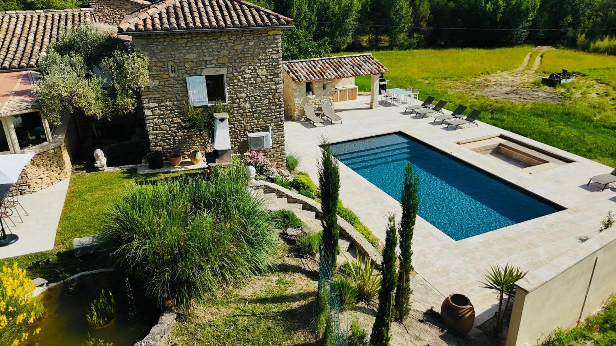 Mas Des Anges Villa Entrechaux Esterno foto